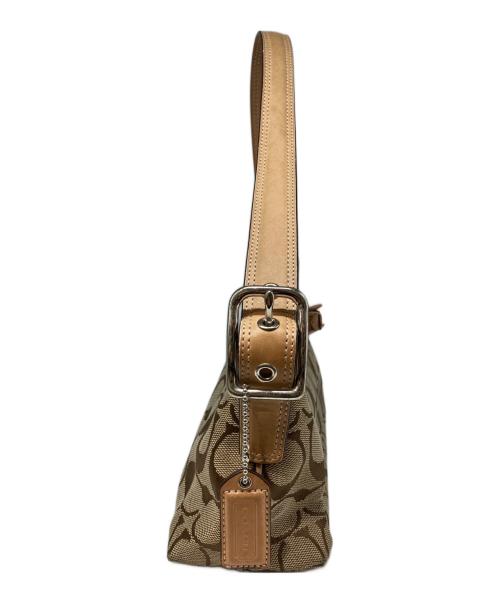COACH（コーチ）COACH (コーチ) ワンショルダーバッグ ベージュの古着・服飾アイテム