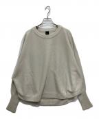 Spick and Spanスピック＆スパン）の古着「バルキーヤーン ドルマンロングリブニット」｜アイボリー