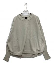 Spick and Span（スピック＆スパン）の古着「バルキーヤーン ドルマンロングリブニット」｜アイボリー