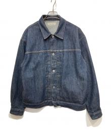 BEAUTY&YOUTH（ビューティーアンドユース）の古着「ハイツイスト デニム ブルゾン」｜インディゴ