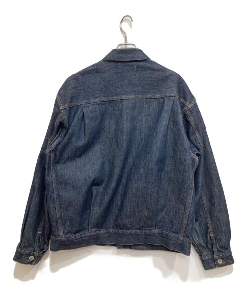 BEAUTY&YOUTH（ビューティーアンドユース）BEAUTY&YOUTH (ビューティーアンドユース) ハイツイスト デニム ブルゾン インディゴ サイズ:Lの古着・服飾アイテム
