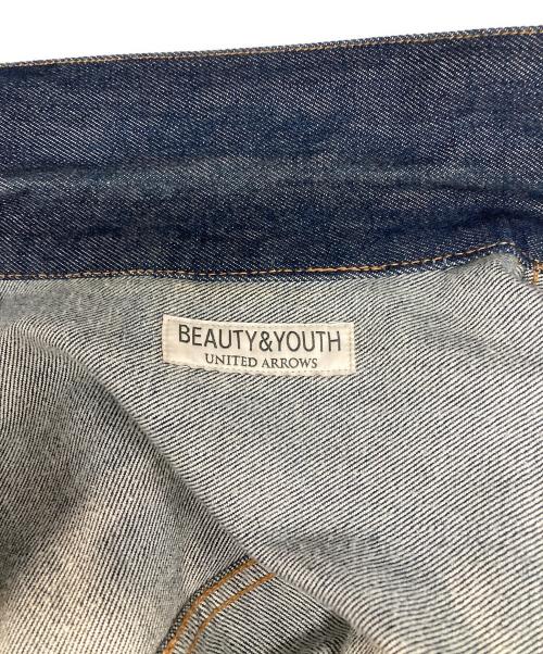 BEAUTY&YOUTH（ビューティーアンドユース）BEAUTY&YOUTH (ビューティーアンドユース) ハイツイスト デニム ブルゾン インディゴ サイズ:Lの古着・服飾アイテム
