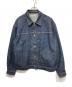 BEAUTY&YOUTH（ビューティーアンドユース）の古着「ハイツイスト デニム ブルゾン」｜インディゴ