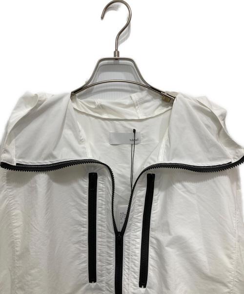 Mewl（ミュール）Mewl (ミュール) シアーUVカットパーカー ホワイト サイズ:F 未使用品の古着・服飾アイテム