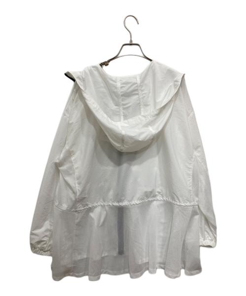 Mewl（ミュール）Mewl (ミュール) シアーUVカットパーカー ホワイト サイズ:F 未使用品の古着・服飾アイテム