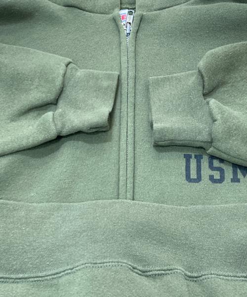 SOFFE（ソフィー）SOFFE (ソフィー) ジップパーカー カーキ サイズ:XLの古着・服飾アイテム