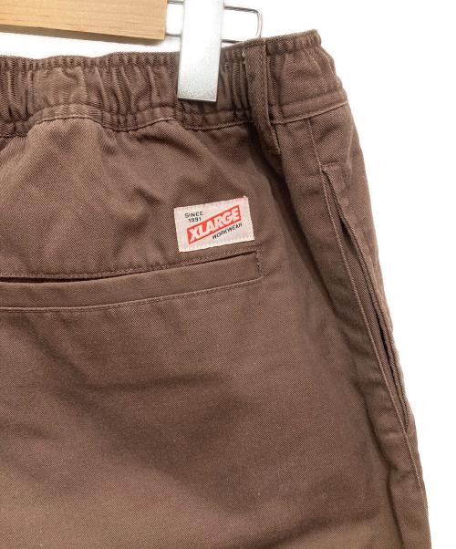 X-LARGE（エクストララージ）X-LARGE (エクストララージ) EASY WORK PANTS ブラウン サイズ:XLの古着・服飾アイテム