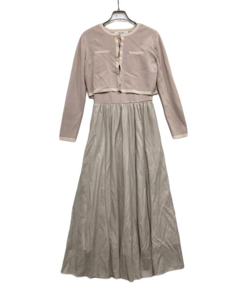 HER LIP TO（ハーリップトゥ）HER LIP TO (ハーリップトゥ) Bicolor Knit Dress Set ピンク サイズ:Sの古着・服飾アイテム