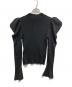 HER LIP TO (ハーリップトゥ) Volume-Sleeve Glitter Knit Top ブラック サイズ:S：4000円