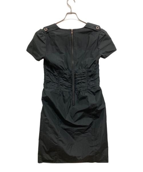 BURBERRY LONDON（バーバリーロンドン）BURBERRY LONDON (バーバリーロンドン) 半袖ワンピース ブラック サイズ:40の古着・服飾アイテム
