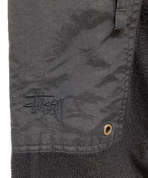 stussy（ステューシー）stussy (ステューシー) フリースカーゴパンツ ブラック サイズ:Mの古着・服飾アイテム