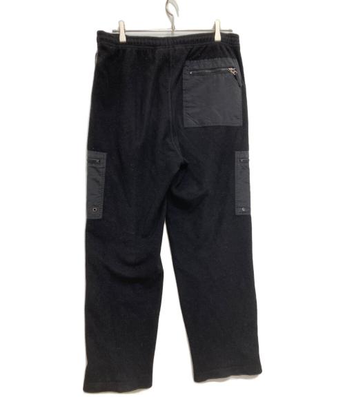 stussy（ステューシー）stussy (ステューシー) フリースカーゴパンツ ブラック サイズ:Mの古着・服飾アイテム