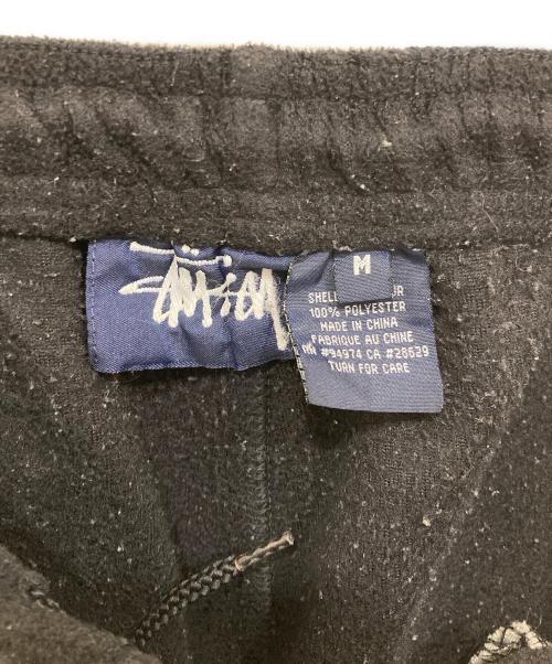 stussy（ステューシー）stussy (ステューシー) フリースカーゴパンツ ブラック サイズ:Mの古着・服飾アイテム