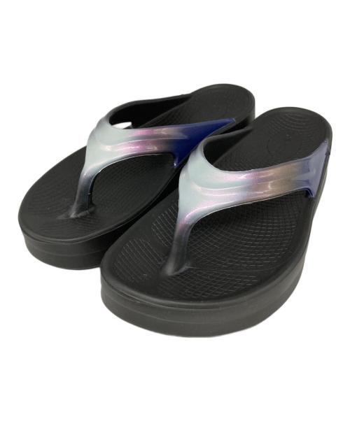 OOFOS（ウーフォス）OOFOS (ウーフォス) リカバリーサンダル ブラック サイズ:EU38の古着・服飾アイテム