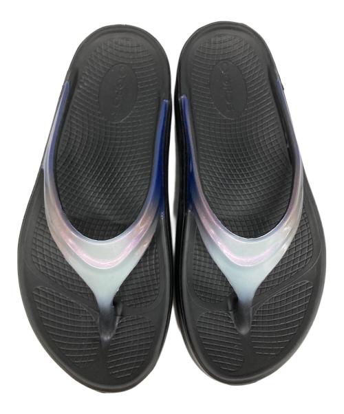 OOFOS（ウーフォス）OOFOS (ウーフォス) リカバリーサンダル ブラック サイズ:EU38の古着・服飾アイテム