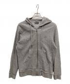 DIESELディーゼル）の古着「S-ELECTRUM/サーマルジップパーカー」｜グレー