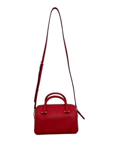 Kate Spade（ケイトスペード）Kate Spade (ケイトスペード) 2WAYバッグ レッドの古着・服飾アイテム