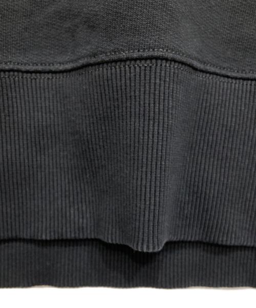 MM6 Maison Margiela（エムエムシックスメゾンマルジェラ）MM6 Maison Margiela (エムエムシックスメゾンマルジェラ) ロゴクルーネックスウェット ブラック サイズ:16の古着・服飾アイテム