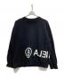 MM6 Maison Margiela（エムエムシックスメゾンマルジェラ）の古着「ロゴクルーネックスウェット」｜ブラック