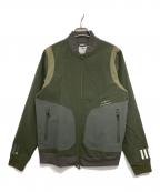 adidas×WHITE MOUNTAINEERINGアディダス×ホワイトマウンテ二アニング）の古着「WHITE MOUNTAINEERING/ジップアップジャケット」｜グリーン