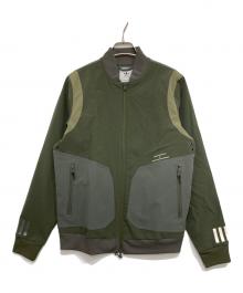 adidas×WHITE MOUNTAINEERING（アディダス×ホワイトマウンテ二アニング）の古着「WHITE MOUNTAINEERING/ジップアップジャケット」｜グリーン