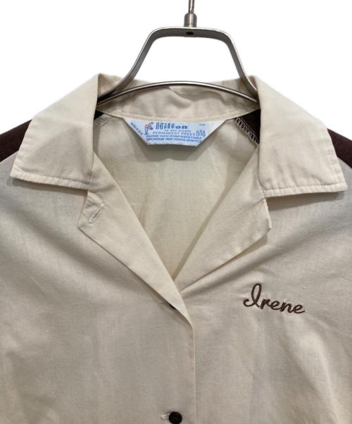 Hilton（ヒルトン）Hilton (ヒルトン) 70’sボーリングシャツ イエロー サイズ:36の古着・服飾アイテム