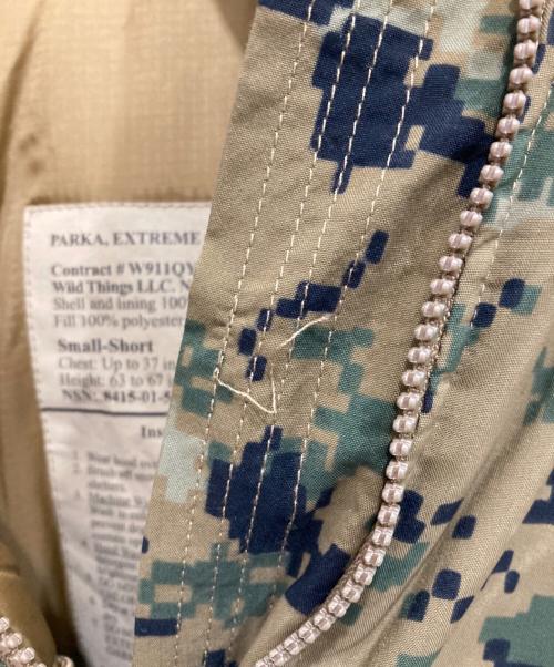 USMC（ユーエスエムシー）USMC (ユーエスエムシー) WILD THINGS (ワイルドシングス) 00’sプリマロフト中綿ジャケット/ハッピースーツ グリーン サイズ:Sの古着・服飾アイテム