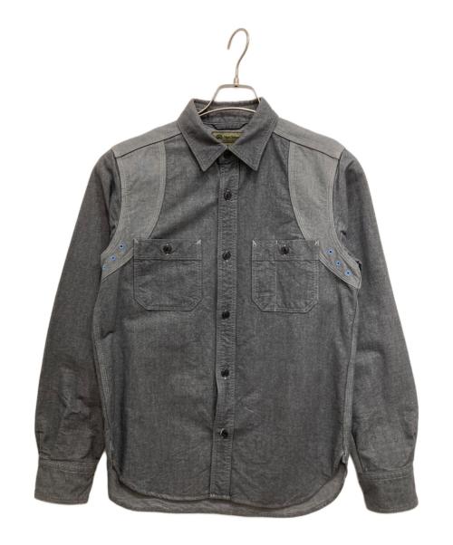 NIGEL CABOURN（ナイジェルケーボン）NIGEL CABOURN (ナイジェルケーボン) 長袖シャツ グレー サイズ:44の古着・服飾アイテム