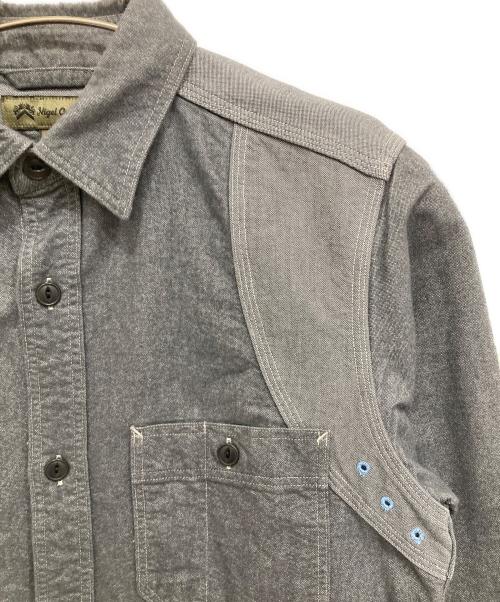 NIGEL CABOURN（ナイジェルケーボン）NIGEL CABOURN (ナイジェルケーボン) 長袖シャツ グレー サイズ:44の古着・服飾アイテム