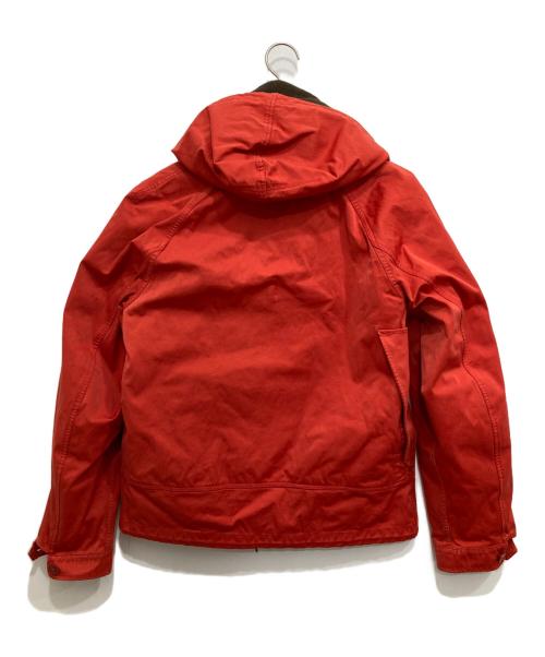 TEN-C（テンシー）TEN-C (テンシー) ANORAK PK12/ダウンライナー付ジップアップジャケット レッド サイズ:48の古着・服飾アイテム