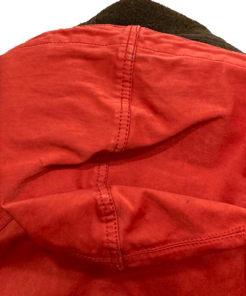 TEN-C（テンシー）TEN-C (テンシー) ANORAK PK12/ダウンライナー付ジップアップジャケット レッド サイズ:48の古着・服飾アイテム