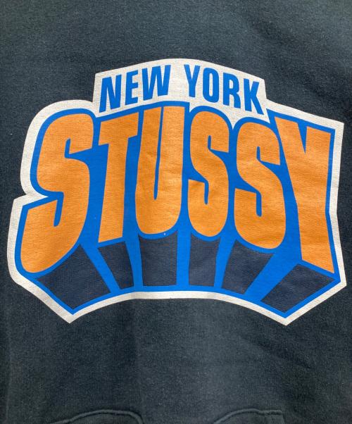 stussy（ステューシー）stussy (ステューシー) プルオーバーパーカー ブラック サイズ:Lの古着・服飾アイテム