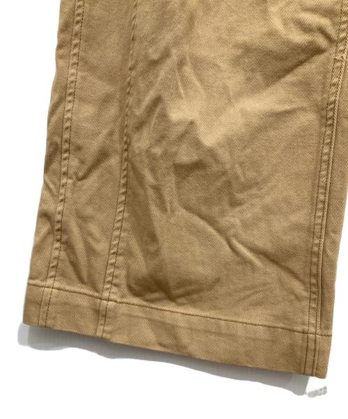 scuffers（スカッファー）SCUFFERS (スカッファー) サイドボタンワイドパンツ ベージュ サイズ:38の古着・服飾アイテム