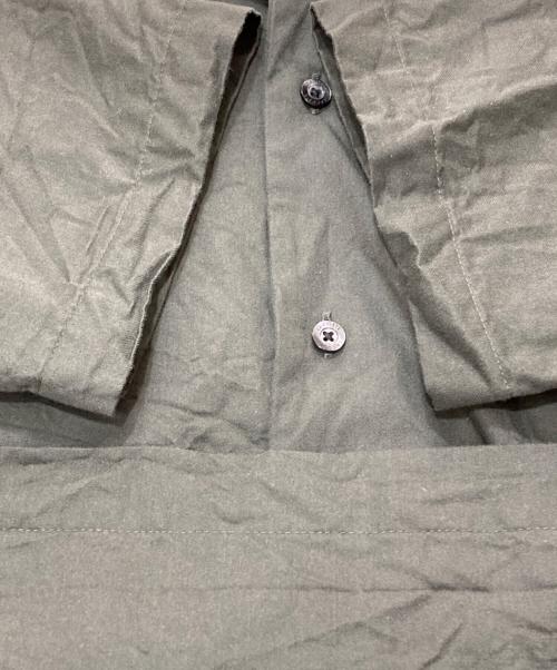 LACOSTE（ラコステ）LACOSTE (ラコステ) シルクブレンドオープンカラーシャツ グリーン サイズ:US Mの古着・服飾アイテム