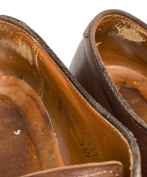 Alden（オールデン）ALDEN (オールデン) Calfskin Plain Toe/カーフレザープレーントゥシューズ ブラウン サイズ:SIZE9 1/2Dの古着・服飾アイテム