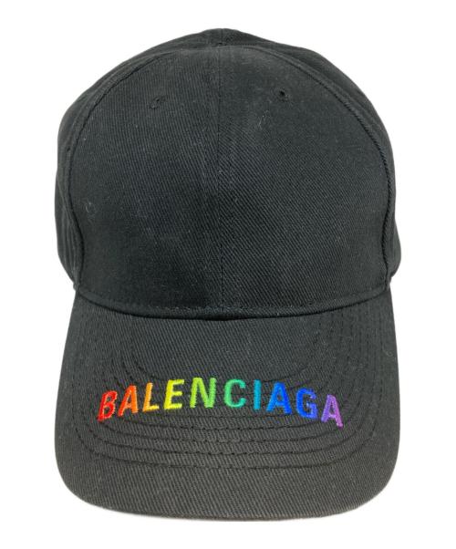 BALENCIAGA（バレンシアガ）BALENCIAGA (バレンシアガ) レインボーロゴキャップ サイズ:Lの古着・服飾アイテム