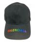 BALENCIAGA (バレンシアガ) レインボーロゴキャップ サイズ:L：16000円