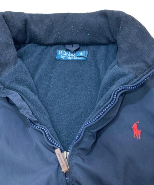 POLO RALPH LAUREN（ポロ・ラルフローレン）POLO RALPH LAUREN (ポロ・ラルフローレン) 裏フリースナイロンジャケット ネイビー サイズ:Mの古着・服飾アイテム