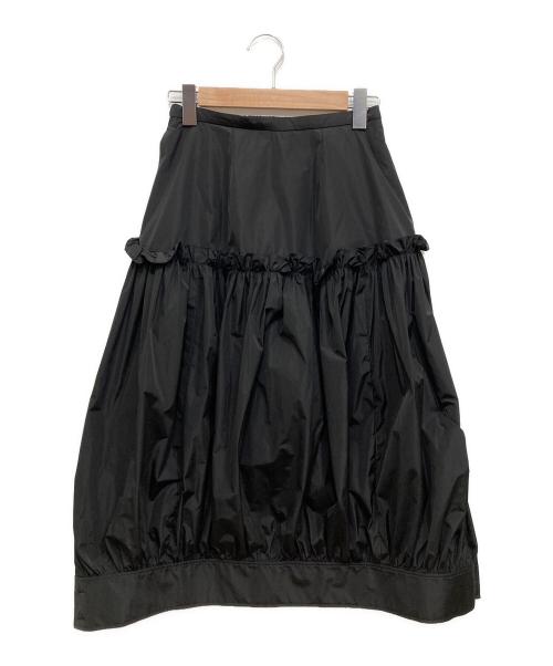 ENFOLD（エンフォルド）ENFOLD (エンフォルド) CUFF-HEME DHARMA SKIRT ブラック サイズ:38の古着・服飾アイテム