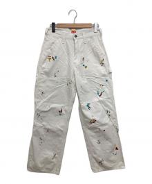 PAY DAY（ペイデイ）の古着「ペイントパンツ」｜ホワイト