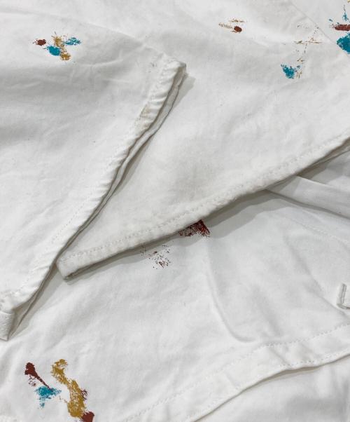 PAY DAY（ペイデイ）PAY DAY (ペイデイ) ペイントパンツ ホワイト サイズ:38の古着・服飾アイテム