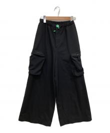 nagonstans（ナゴンスタンス）の古着「pocket wide pants」｜ブラック