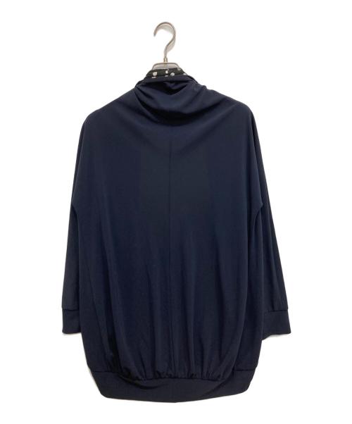 Y's（ワイズ）Y's (ワイズ) ドットカーディガン ネイビー サイズ:Mの古着・服飾アイテム