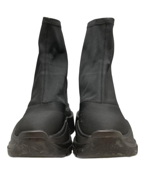 YELLO（イエロ）YELLO (イエロ) SINGLE SNEAKER SHORT BOOTS ブラック サイズ:不明の古着・服飾アイテム