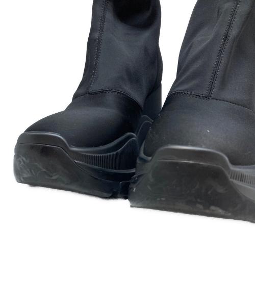 YELLO（イエロ）YELLO (イエロ) SINGLE SNEAKER SHORT BOOTS ブラック サイズ:不明の古着・服飾アイテム