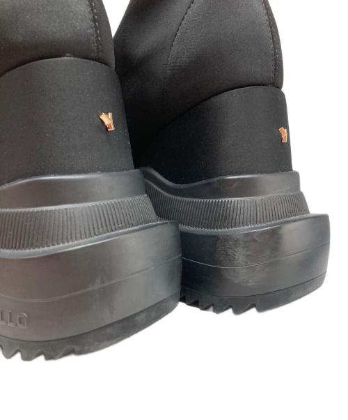 YELLO（イエロ）YELLO (イエロ) SINGLE SNEAKER SHORT BOOTS ブラック サイズ:不明の古着・服飾アイテム