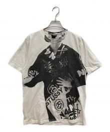 stussy（ステューシー）の古着「LADY PARIS PIG．DYED TEE」｜ホワイト