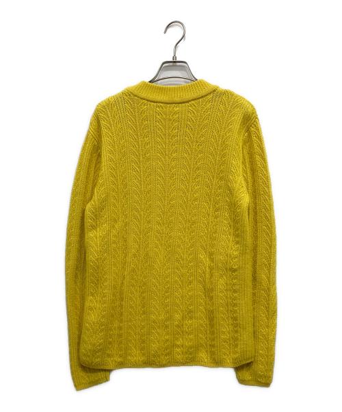 Sefr（セファ）Sefr (セファ) RUFUS/ケーブルニット イエロー サイズ:Mの古着・服飾アイテム