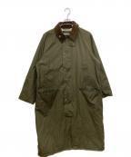 Barbour×FREAK'S STOREバブアー×フリークスストア）の古着「BURGHLEY COAT」｜カーキ