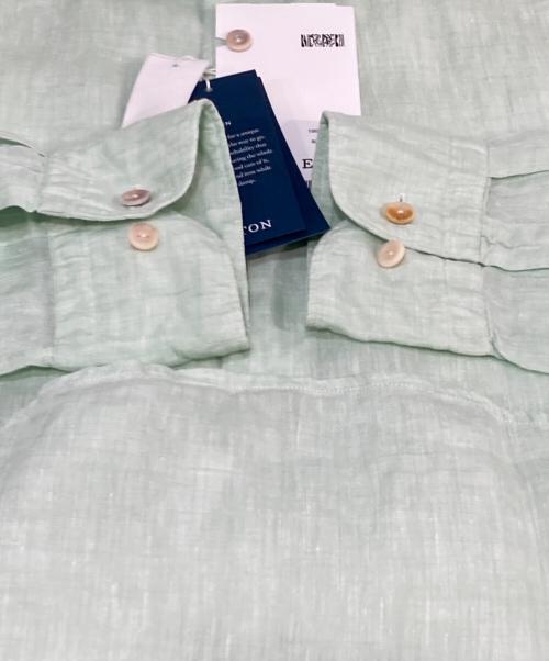 ETON（イートン）ETON (イートン) リネンシャツ 黄緑 サイズ:S 未使用品の古着・服飾アイテム